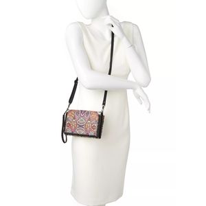 New! SAKROOTS Marin Smartphone Mini Crossbody Bag Clutch Wristlet
